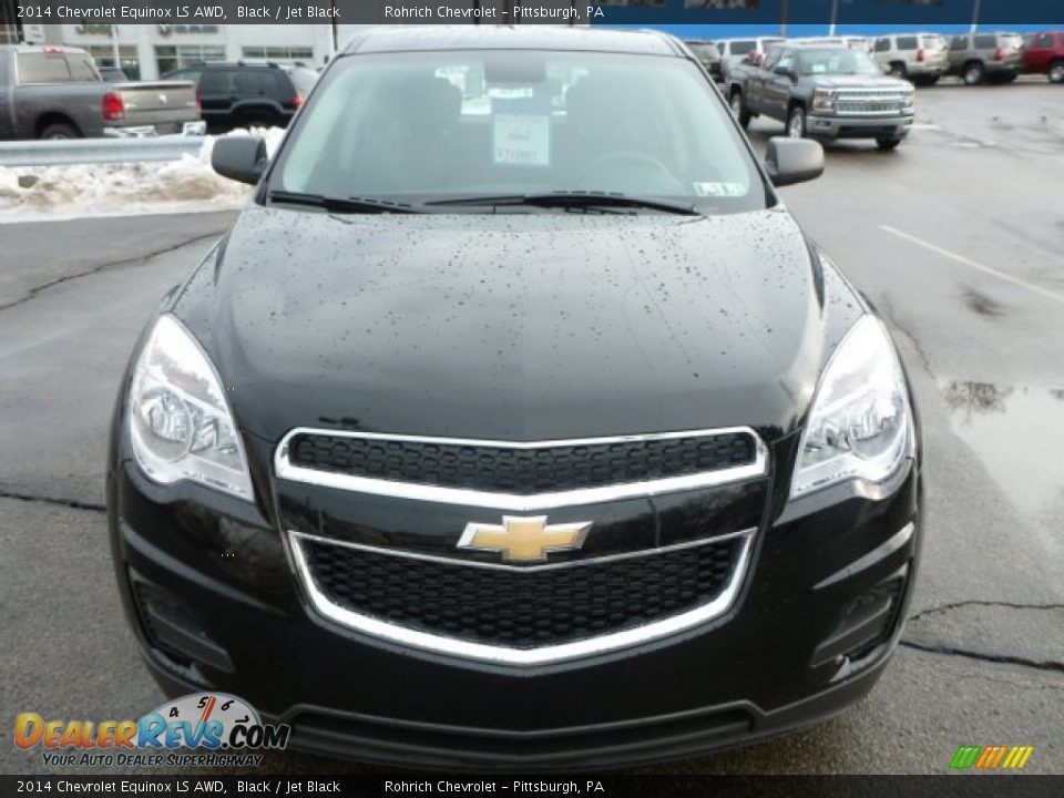 2014 Chevrolet Equinox LS AWD Black / Jet Black Photo #8