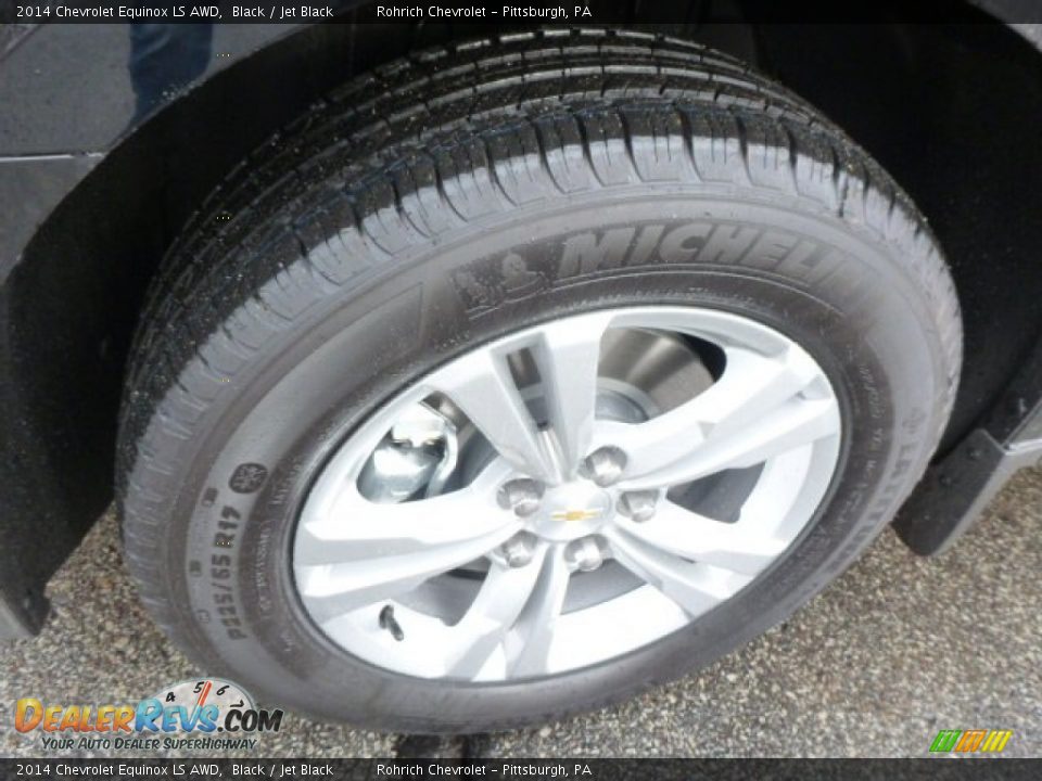 2014 Chevrolet Equinox LS AWD Black / Jet Black Photo #9