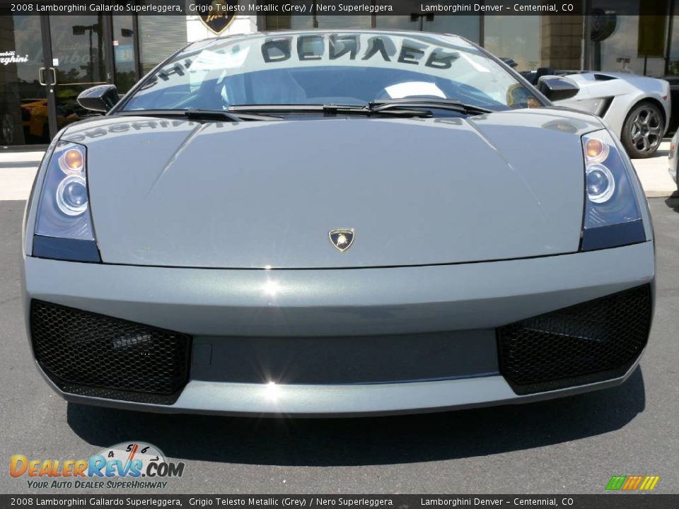 2008 Lamborghini Gallardo Superleggera Grigio Telesto Metallic (Grey) / Nero Superleggera Photo #12