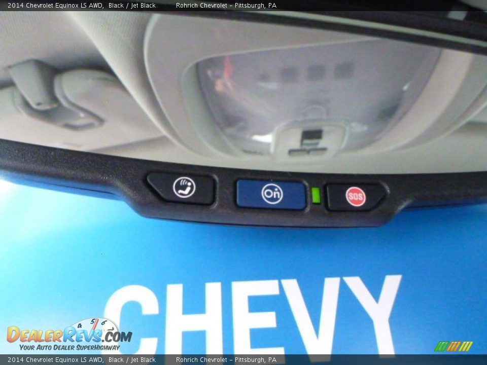 2014 Chevrolet Equinox LS AWD Black / Jet Black Photo #17
