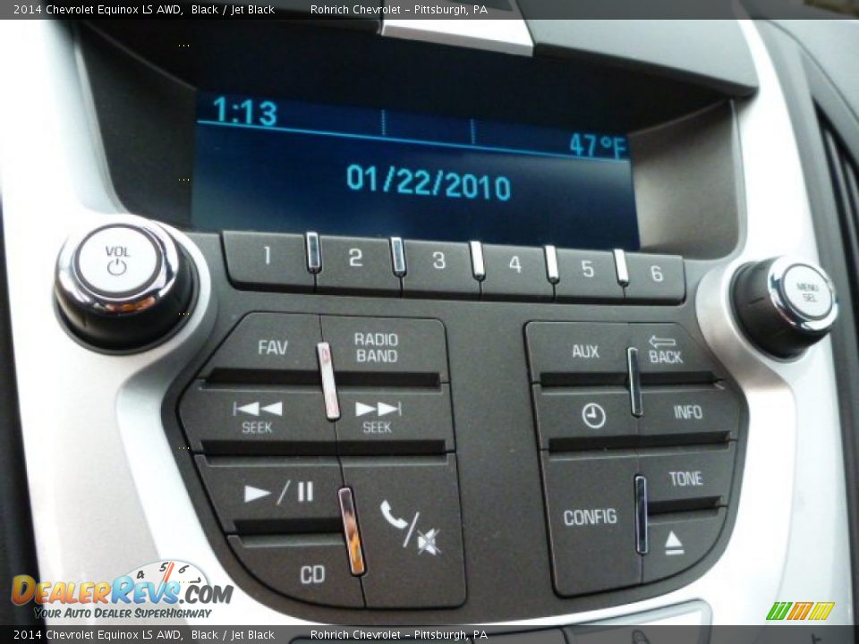 2014 Chevrolet Equinox LS AWD Black / Jet Black Photo #18