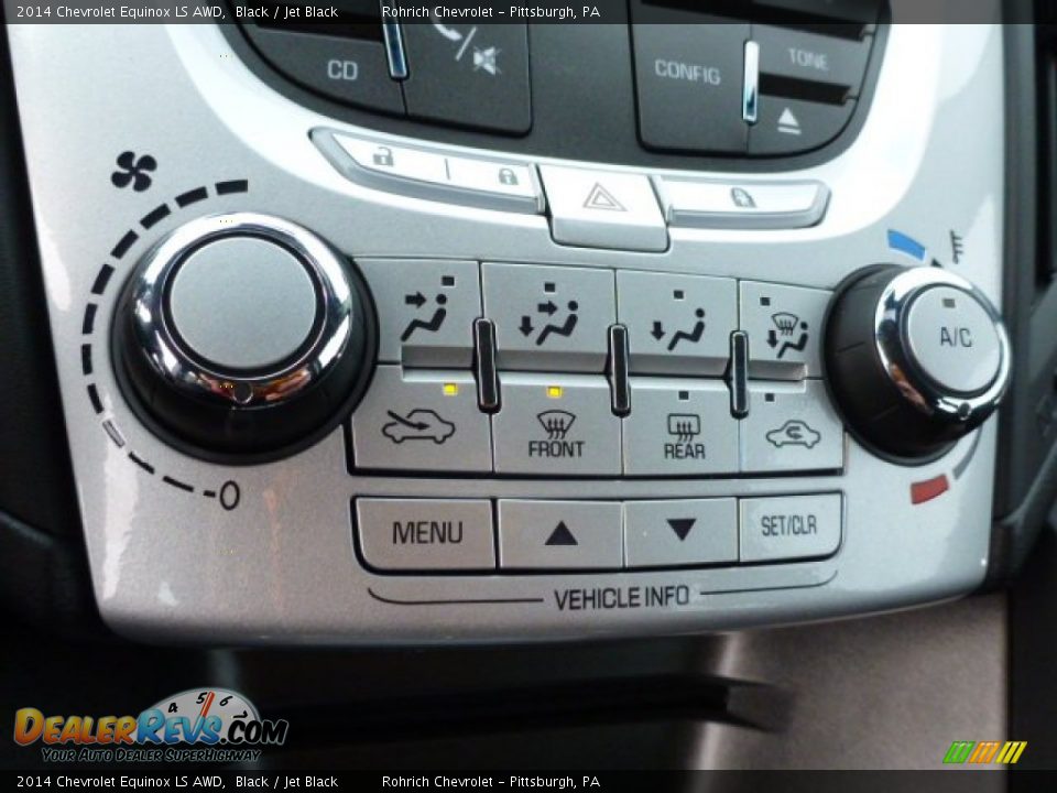 2014 Chevrolet Equinox LS AWD Black / Jet Black Photo #19
