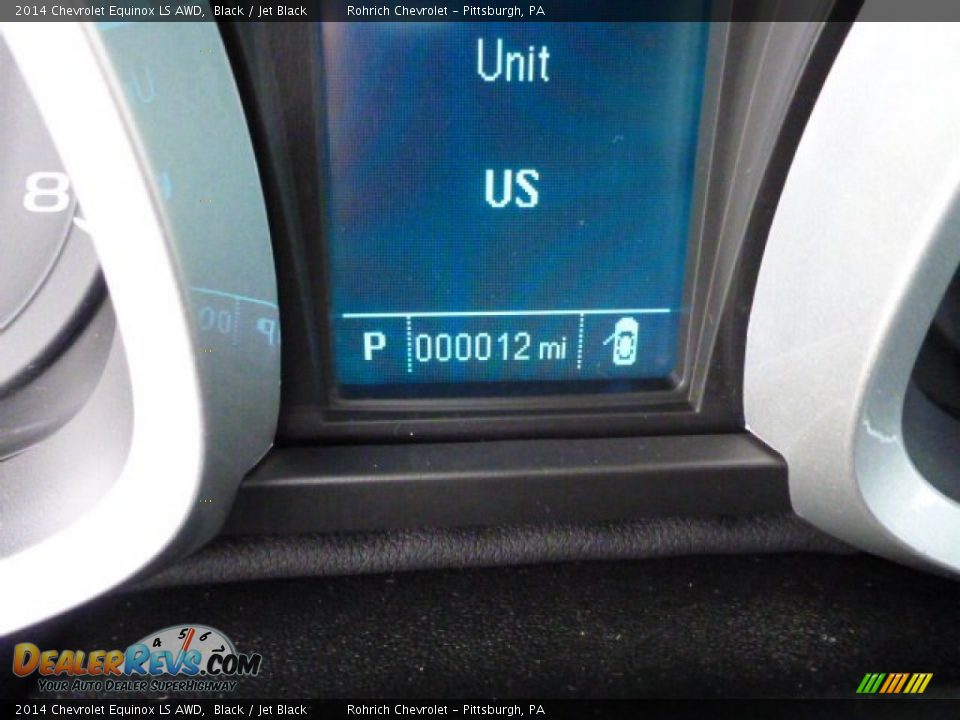 2014 Chevrolet Equinox LS AWD Black / Jet Black Photo #20