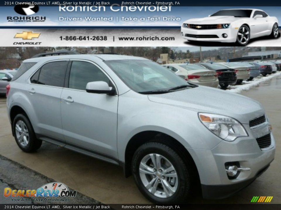2014 Chevrolet Equinox LT AWD Silver Ice Metallic / Jet Black Photo #1