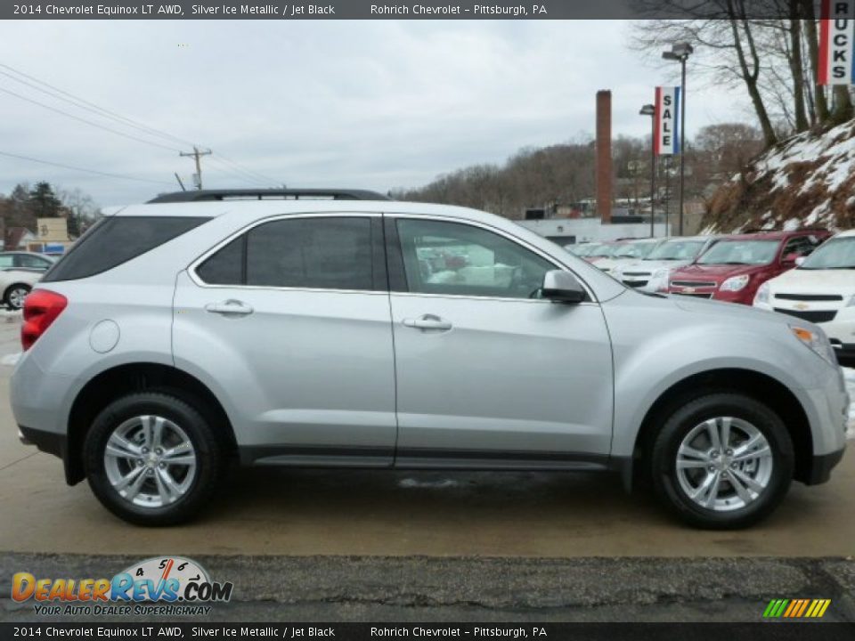 2014 Chevrolet Equinox LT AWD Silver Ice Metallic / Jet Black Photo #2