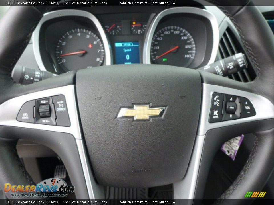 2014 Chevrolet Equinox LT AWD Silver Ice Metallic / Jet Black Photo #16