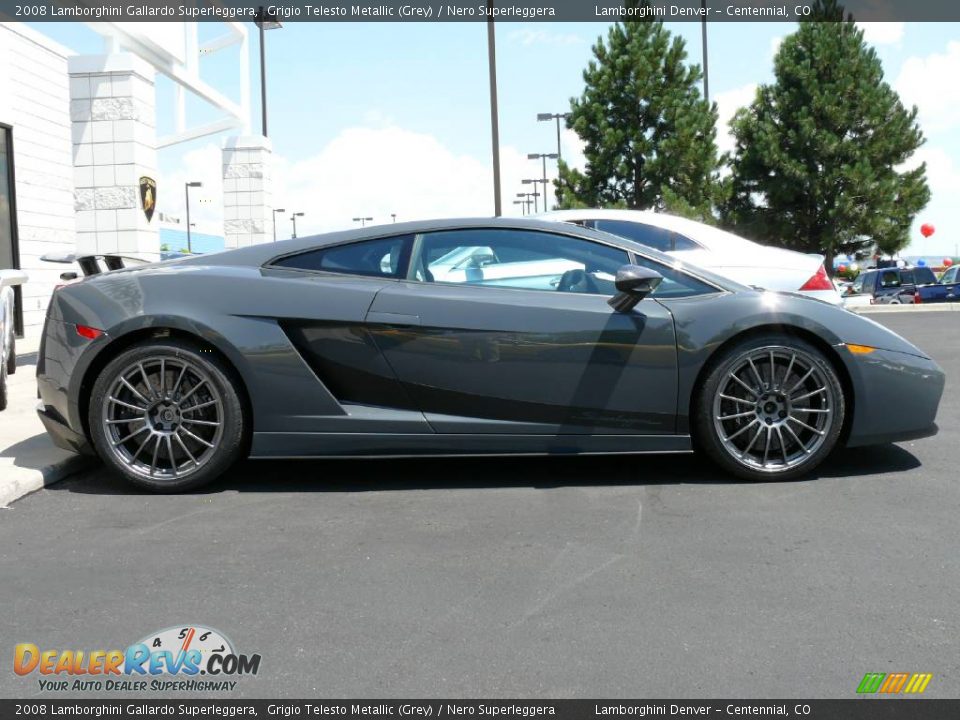 2008 Lamborghini Gallardo Superleggera Grigio Telesto Metallic (Grey) / Nero Superleggera Photo #14