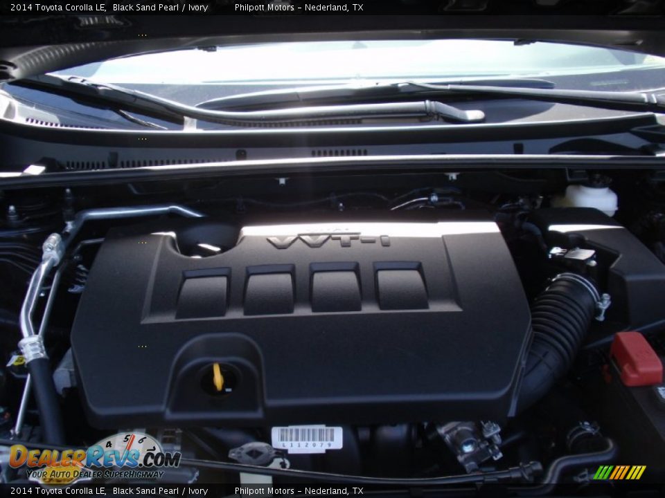 2014 Toyota Corolla LE Black Sand Pearl / Ivory Photo #16