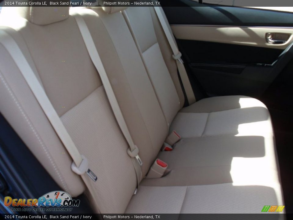 2014 Toyota Corolla LE Black Sand Pearl / Ivory Photo #21
