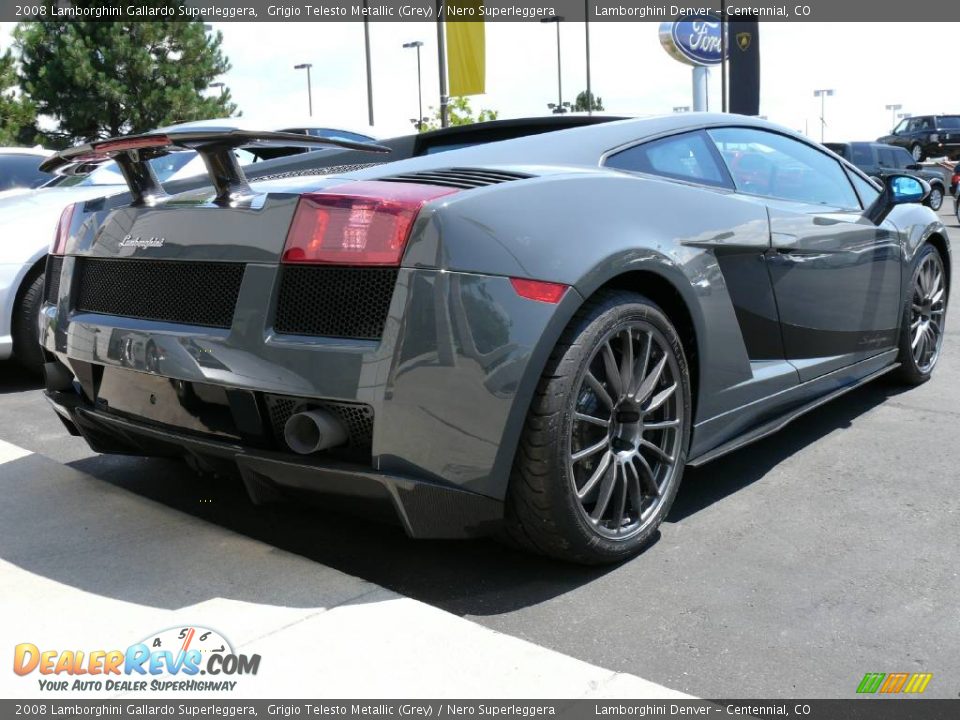 2008 Lamborghini Gallardo Superleggera Grigio Telesto Metallic (Grey) / Nero Superleggera Photo #16