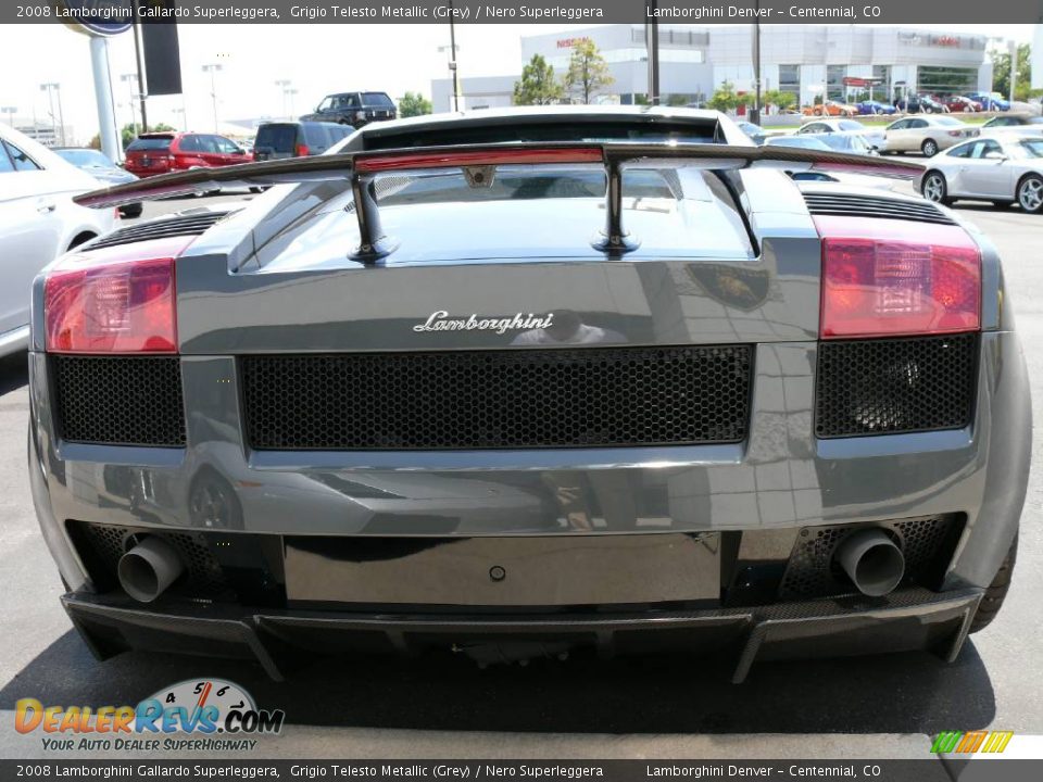 2008 Lamborghini Gallardo Superleggera Grigio Telesto Metallic (Grey) / Nero Superleggera Photo #17