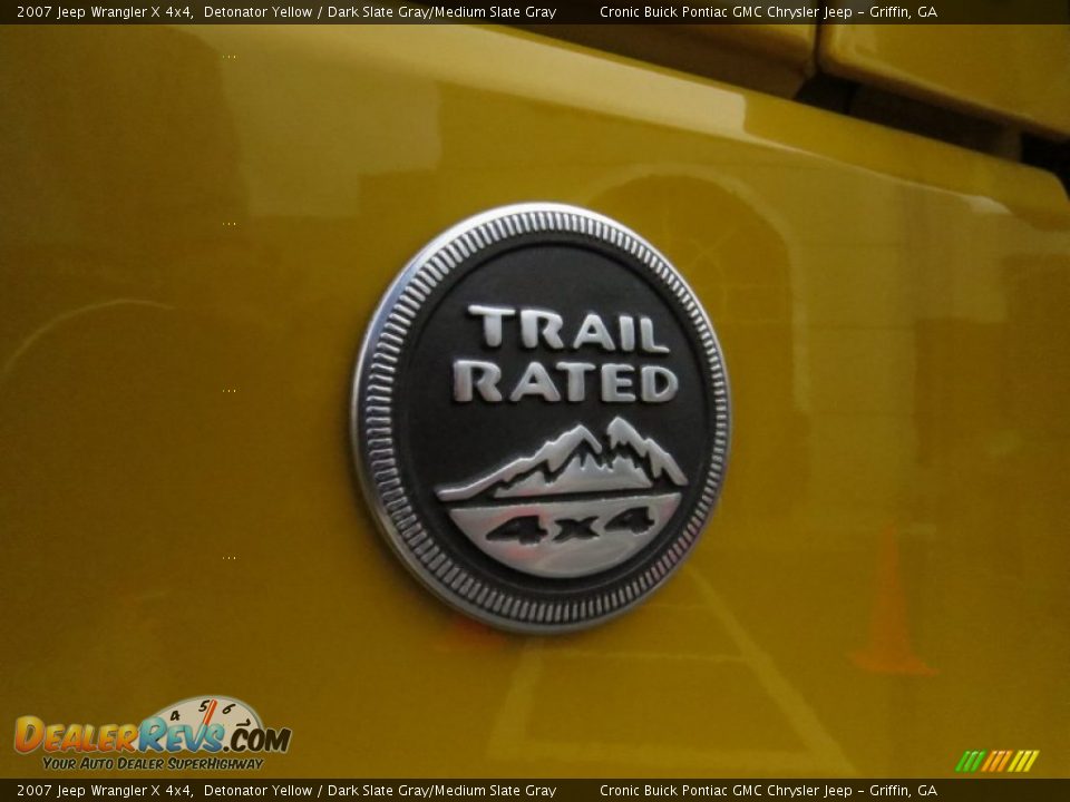 2007 Jeep Wrangler X 4x4 Detonator Yellow / Dark Slate Gray/Medium Slate Gray Photo #11