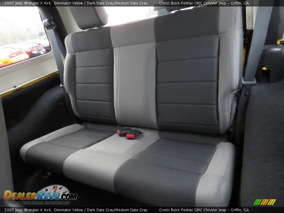 2007 Jeep Wrangler X 4x4 Detonator Yellow / Dark Slate Gray/Medium Slate Gray Photo #15