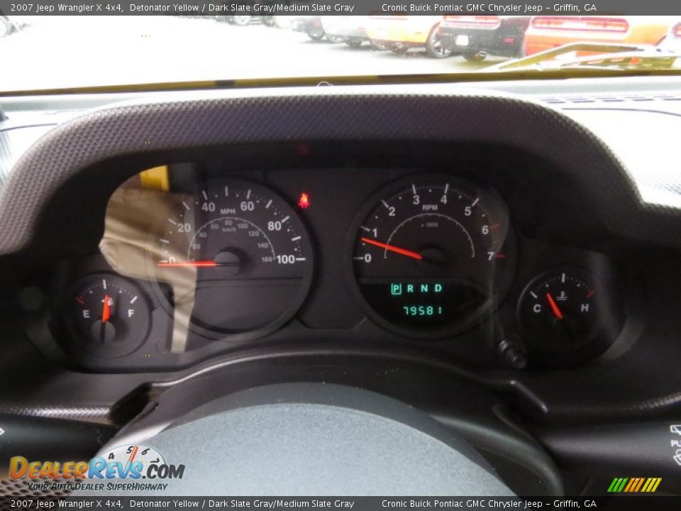 2007 Jeep Wrangler X 4x4 Detonator Yellow / Dark Slate Gray/Medium Slate Gray Photo #19