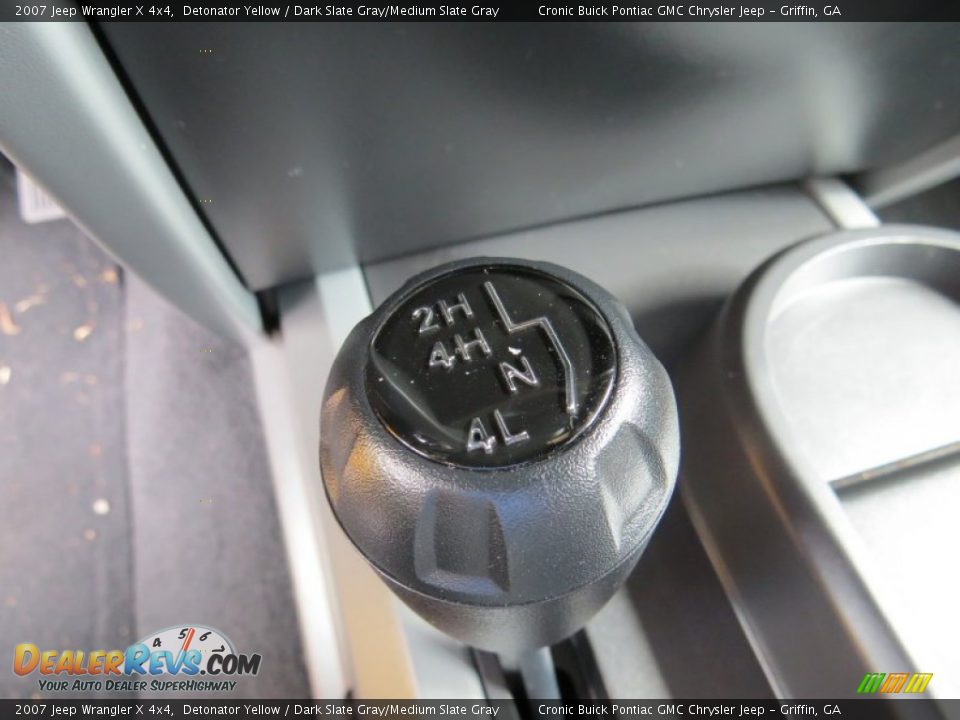 2007 Jeep Wrangler X 4x4 Detonator Yellow / Dark Slate Gray/Medium Slate Gray Photo #22