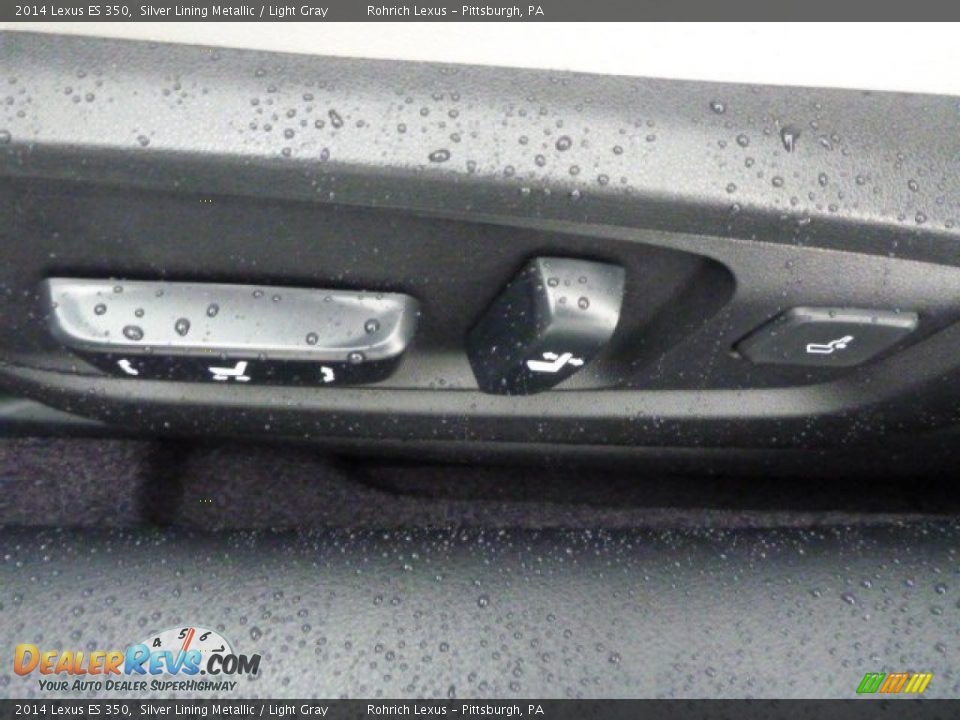 2014 Lexus ES 350 Silver Lining Metallic / Light Gray Photo #14