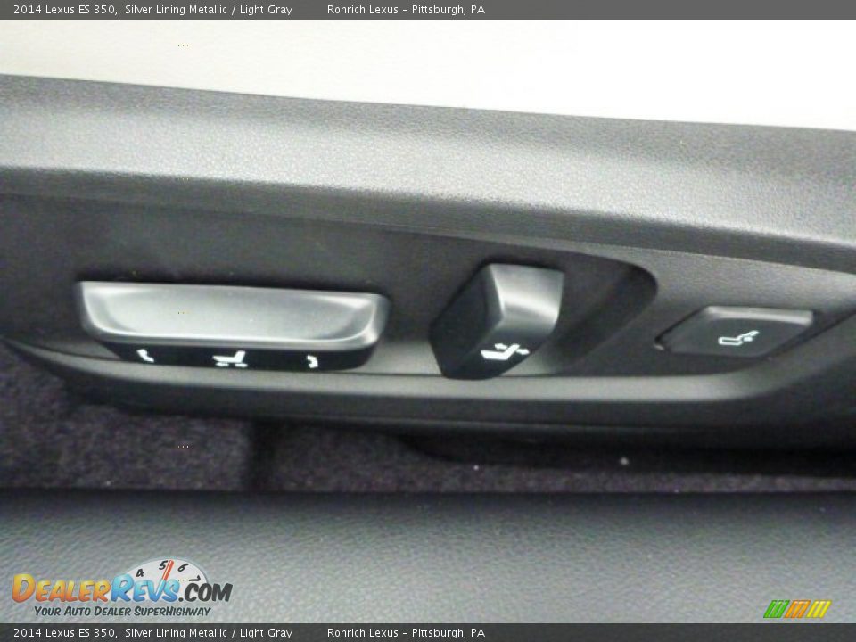 2014 Lexus ES 350 Silver Lining Metallic / Light Gray Photo #14