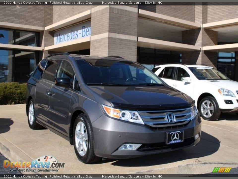 2011 Honda Odyssey Touring Polished Metal Metallic / Gray Photo #1