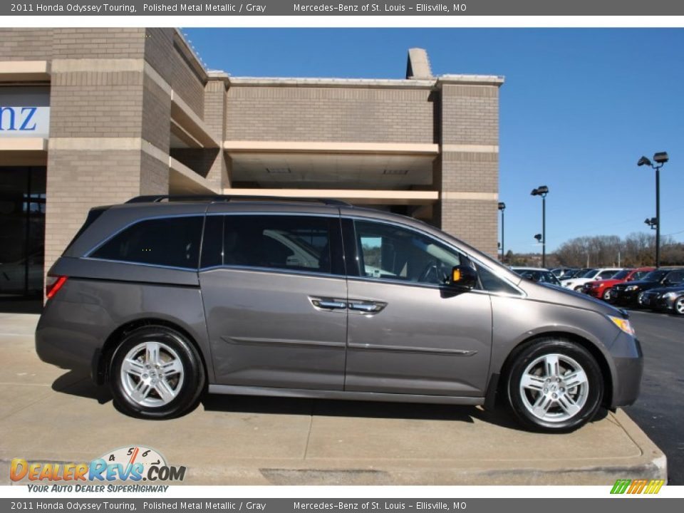 2011 Honda Odyssey Touring Polished Metal Metallic / Gray Photo #2