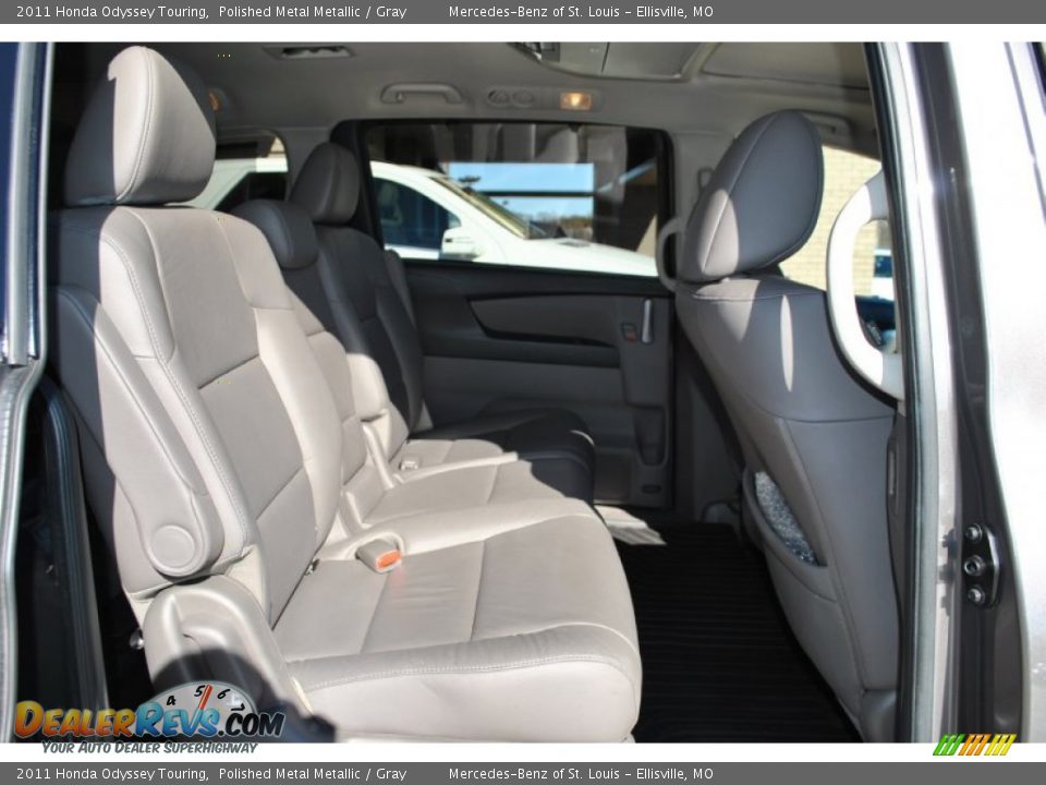 2011 Honda Odyssey Touring Polished Metal Metallic / Gray Photo #9