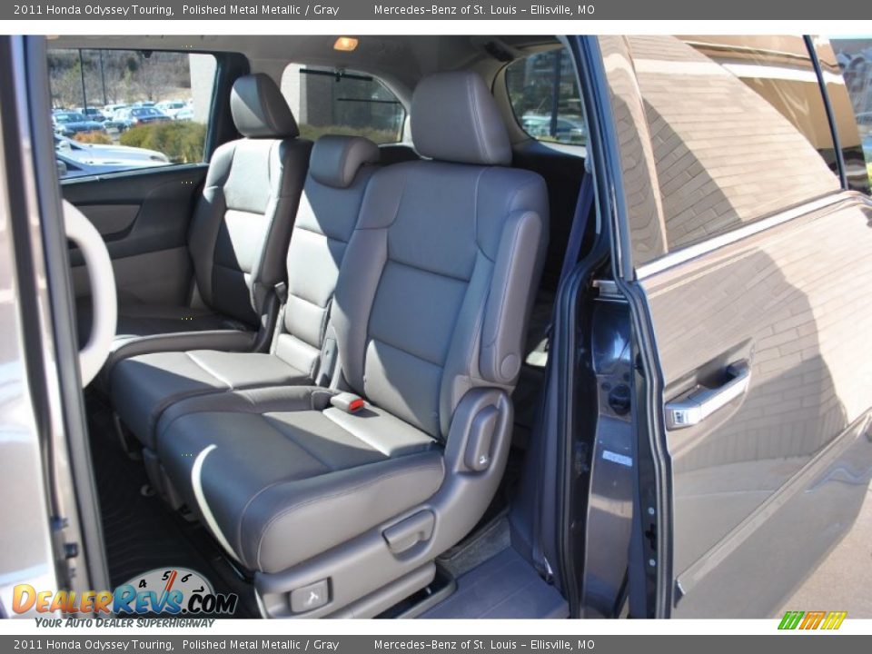 2011 Honda Odyssey Touring Polished Metal Metallic / Gray Photo #13
