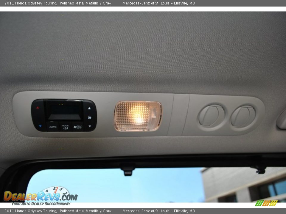 2011 Honda Odyssey Touring Polished Metal Metallic / Gray Photo #14