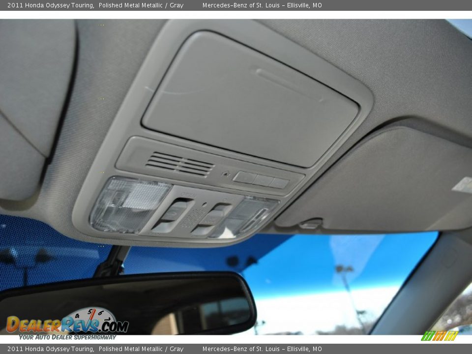 2011 Honda Odyssey Touring Polished Metal Metallic / Gray Photo #19