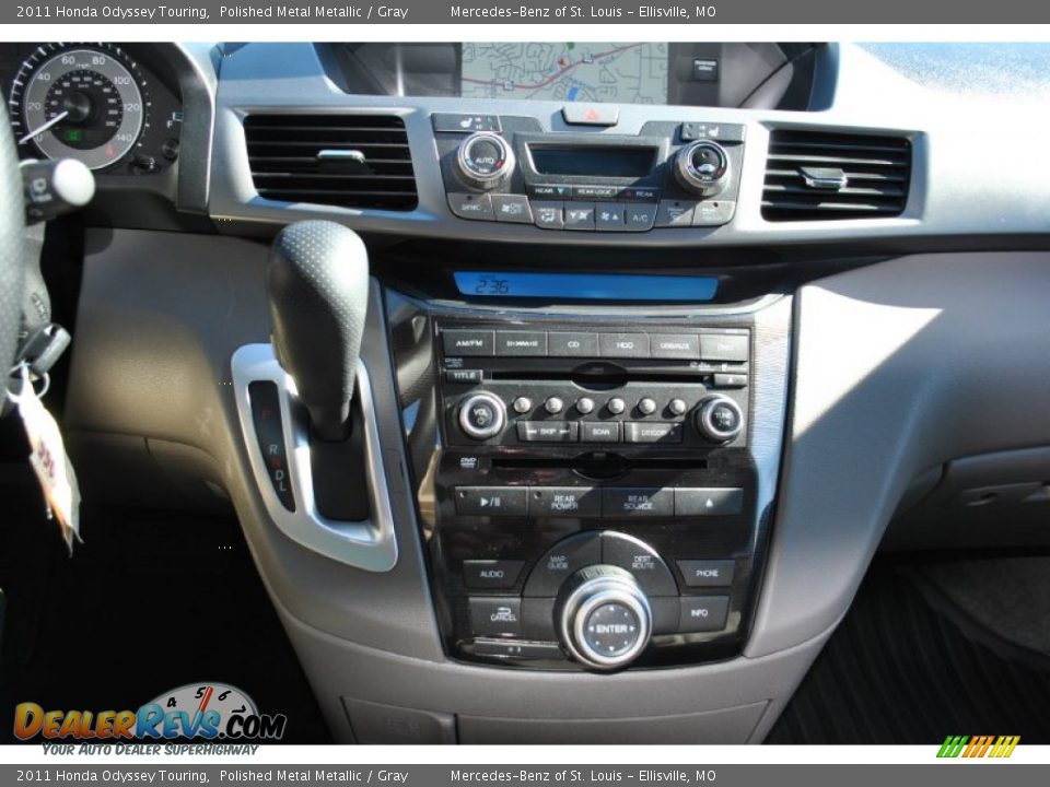 2011 Honda Odyssey Touring Polished Metal Metallic / Gray Photo #23