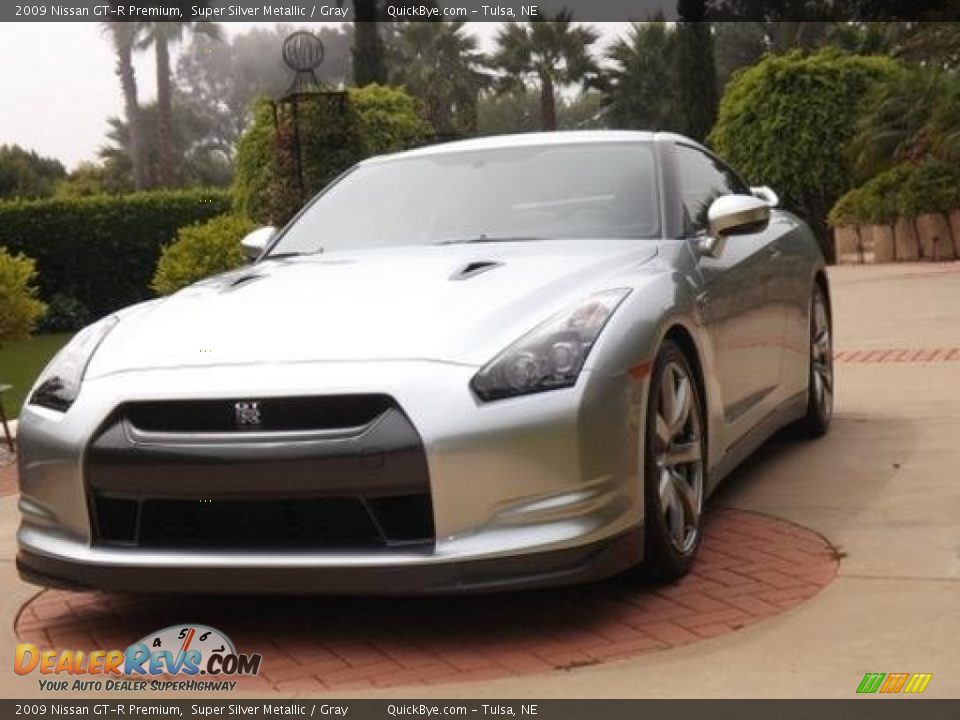 2009 Nissan GT-R Premium Super Silver Metallic / Gray Photo #1
