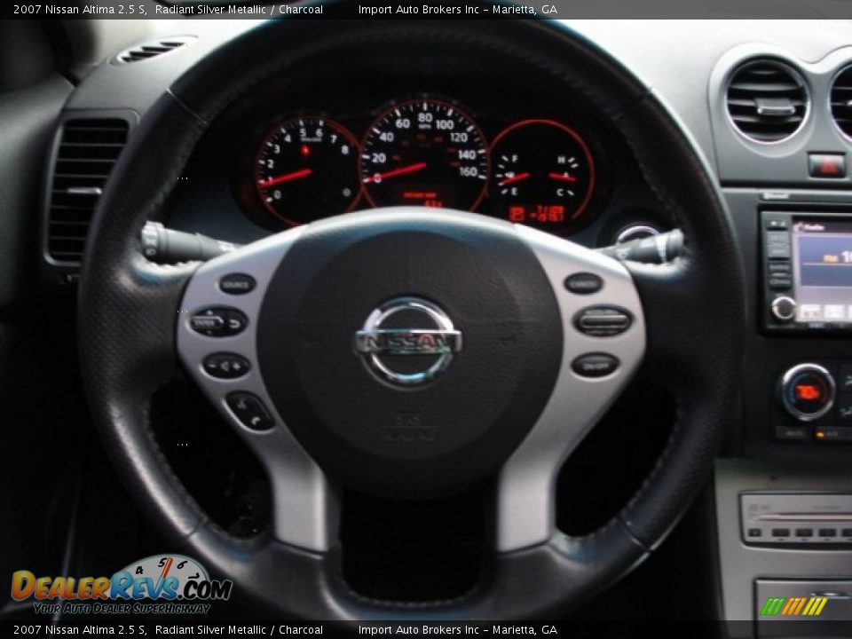 2007 Nissan Altima 2.5 S Radiant Silver Metallic / Charcoal Photo #20