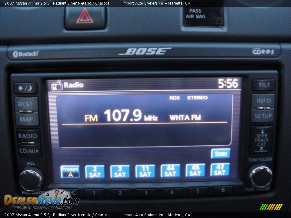 2007 Nissan Altima 2.5 S Radiant Silver Metallic / Charcoal Photo #26