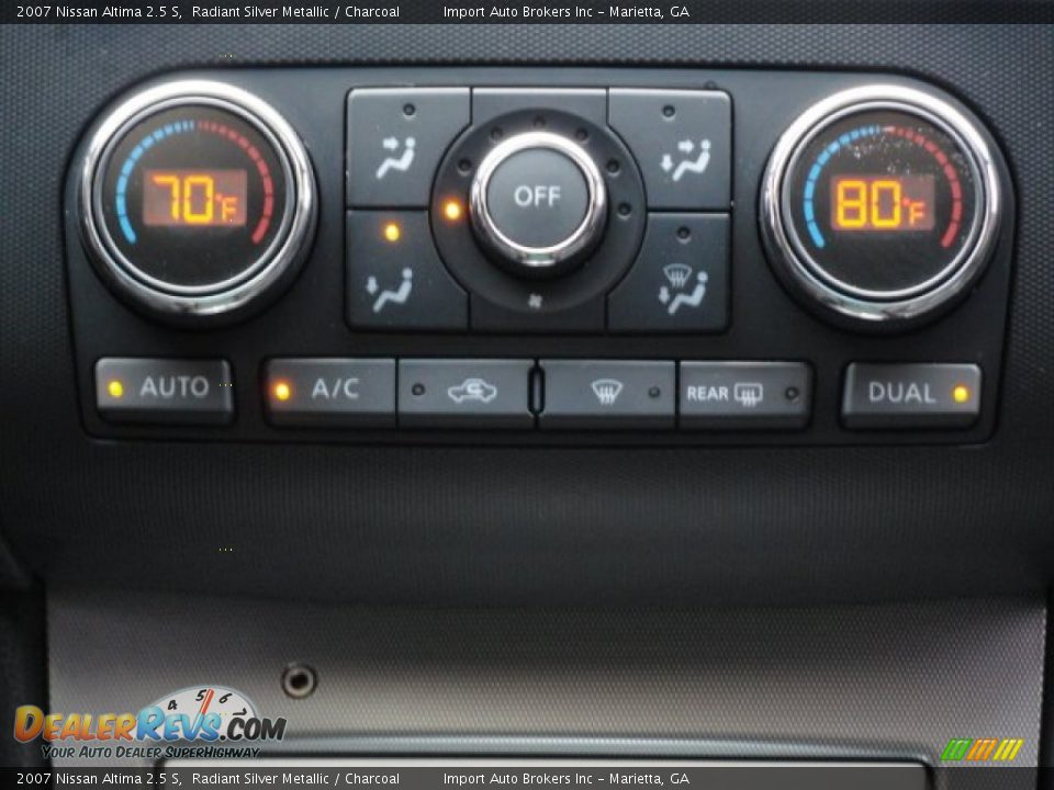 2007 Nissan Altima 2.5 S Radiant Silver Metallic / Charcoal Photo #29