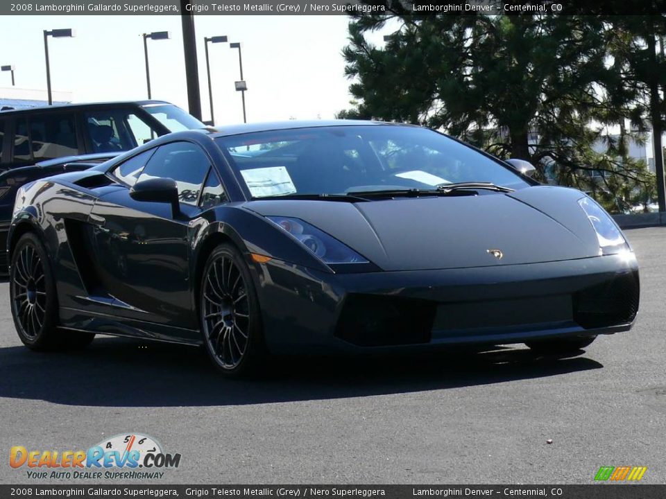 2008 Lamborghini Gallardo Superleggera Grigio Telesto Metallic (Grey) / Nero Superleggera Photo #29