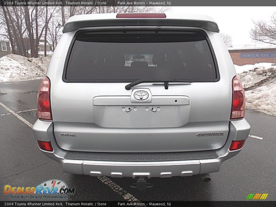 2004 Toyota 4Runner Limited 4x4 Titanium Metallic / Stone Photo #4