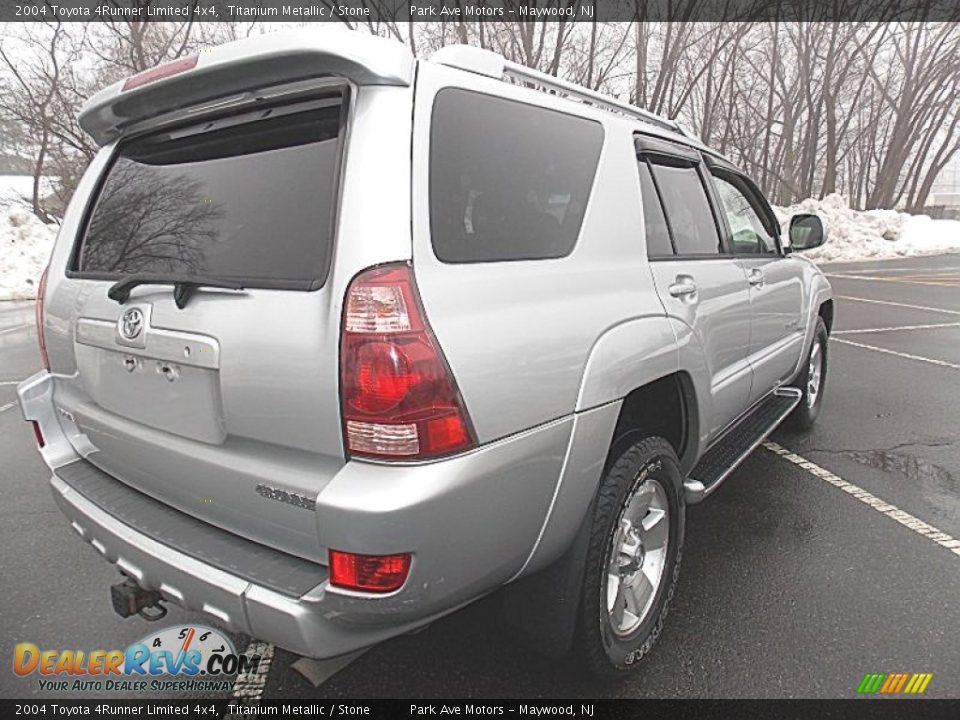 2004 Toyota 4Runner Limited 4x4 Titanium Metallic / Stone Photo #5
