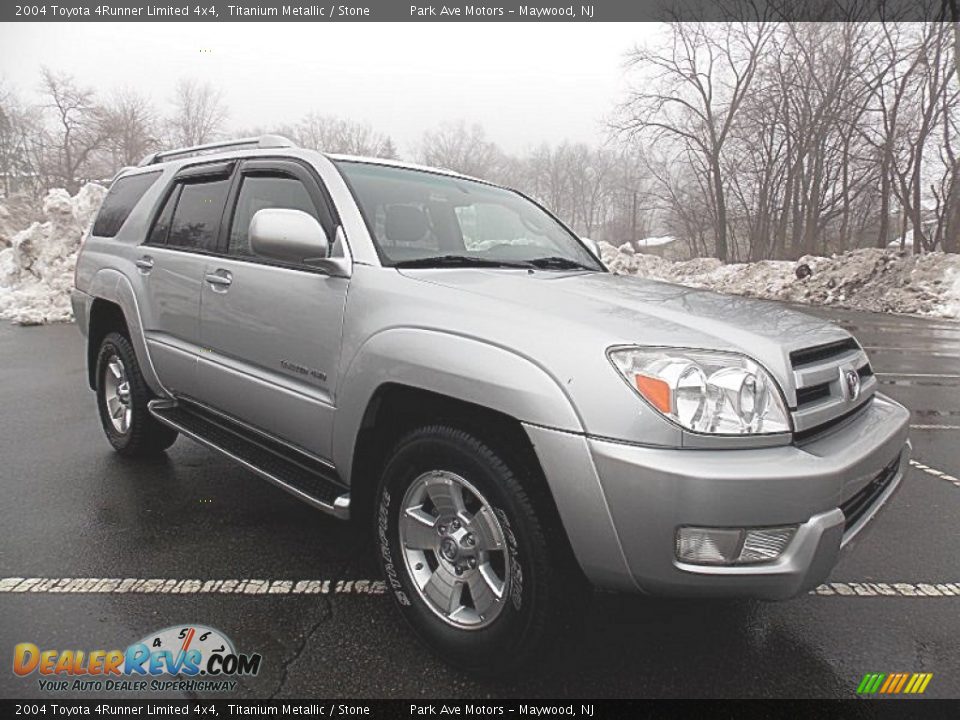 2004 Toyota 4Runner Limited 4x4 Titanium Metallic / Stone Photo #7