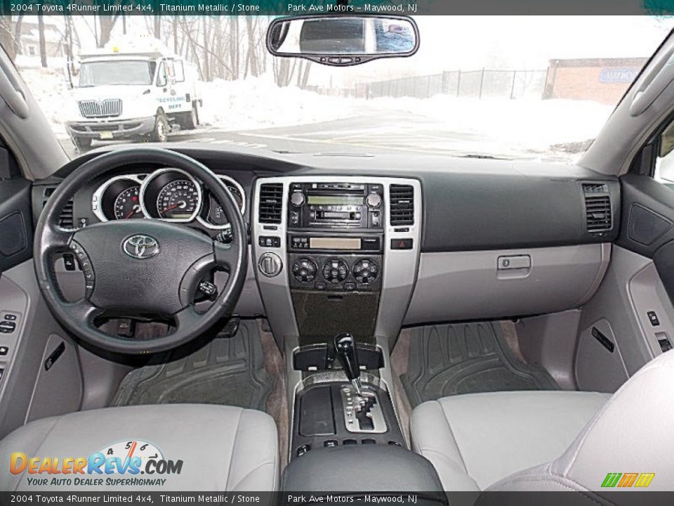 2004 Toyota 4Runner Limited 4x4 Titanium Metallic / Stone Photo #13