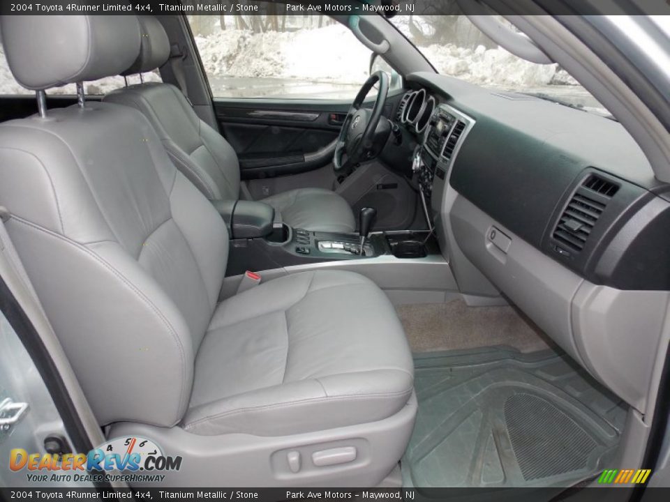 2004 Toyota 4Runner Limited 4x4 Titanium Metallic / Stone Photo #20