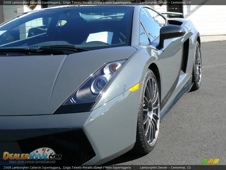 2008 Lamborghini Gallardo Superleggera Grigio Telesto Metallic (Grey) / Nero Superleggera Photo #31
