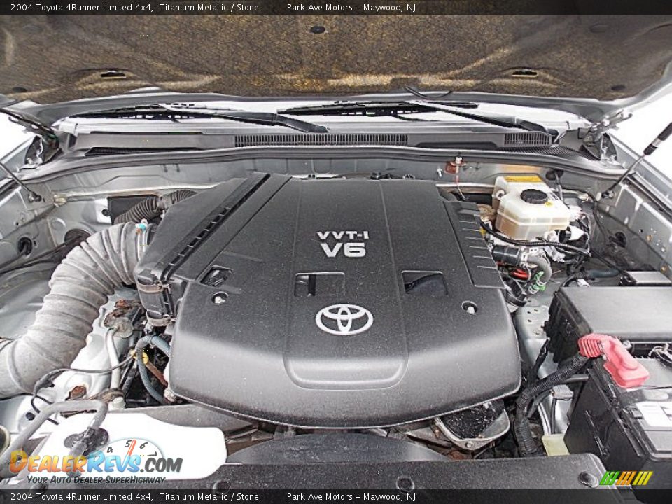 2004 Toyota 4Runner Limited 4x4 Titanium Metallic / Stone Photo #26
