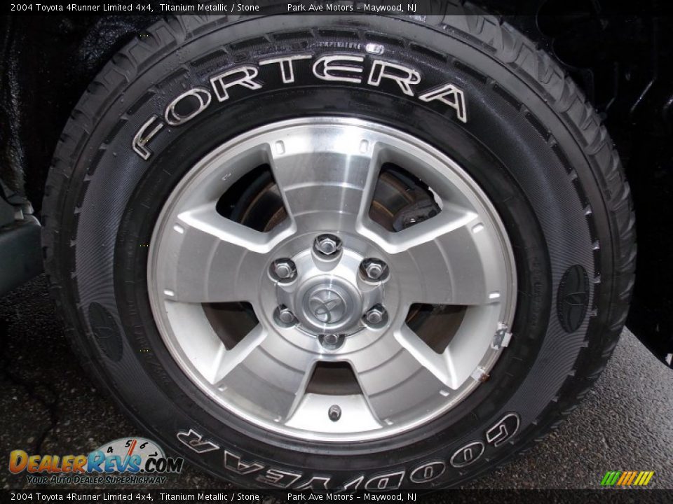 2004 Toyota 4Runner Limited 4x4 Titanium Metallic / Stone Photo #27