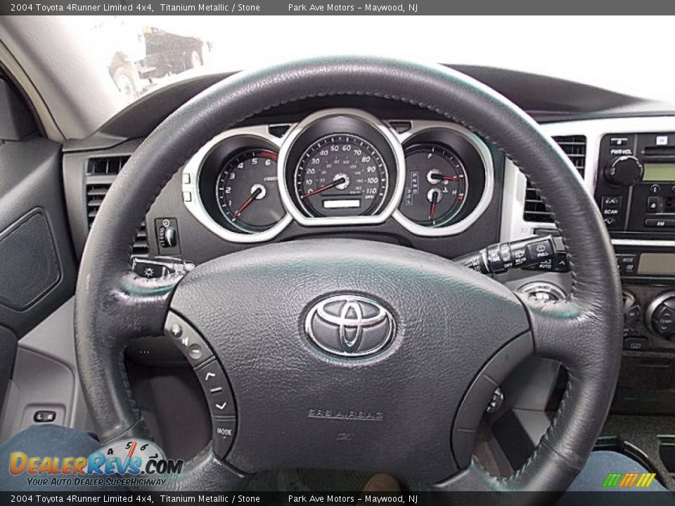 2004 Toyota 4Runner Limited 4x4 Titanium Metallic / Stone Photo #28