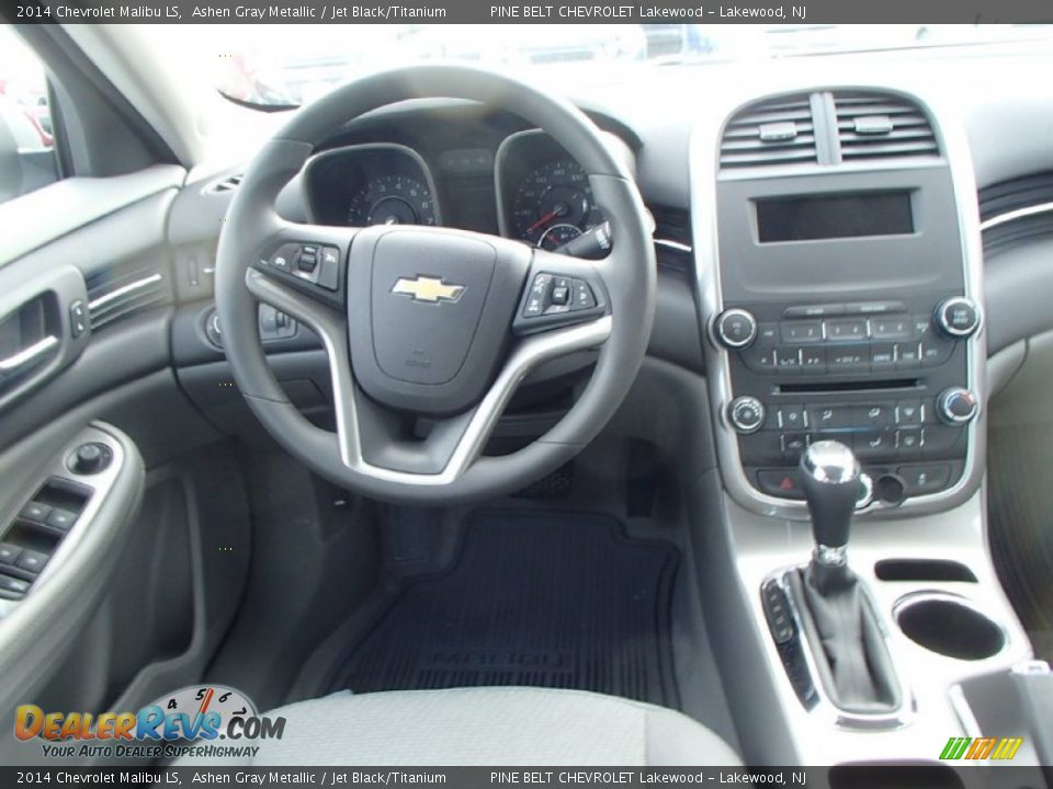 2014 Chevrolet Malibu LS Ashen Gray Metallic / Jet Black/Titanium Photo #6