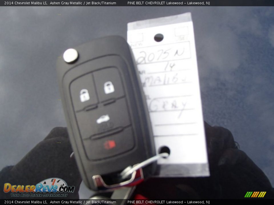 2014 Chevrolet Malibu LS Ashen Gray Metallic / Jet Black/Titanium Photo #10