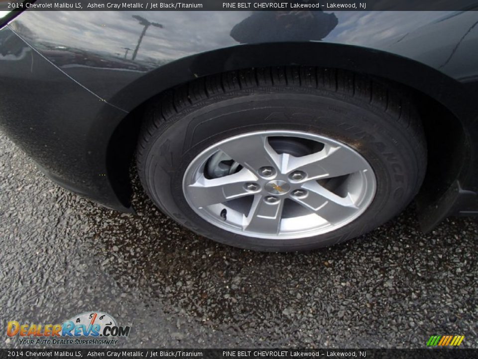 2014 Chevrolet Malibu LS Ashen Gray Metallic / Jet Black/Titanium Photo #11