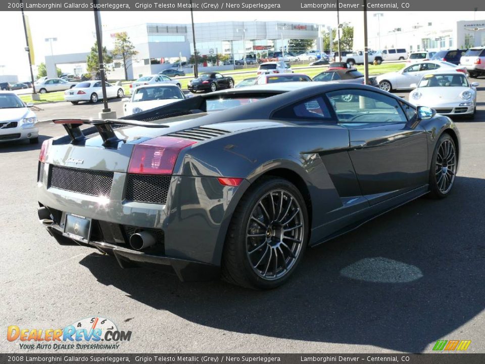 2008 Lamborghini Gallardo Superleggera Grigio Telesto Metallic (Grey) / Nero Superleggera Photo #33