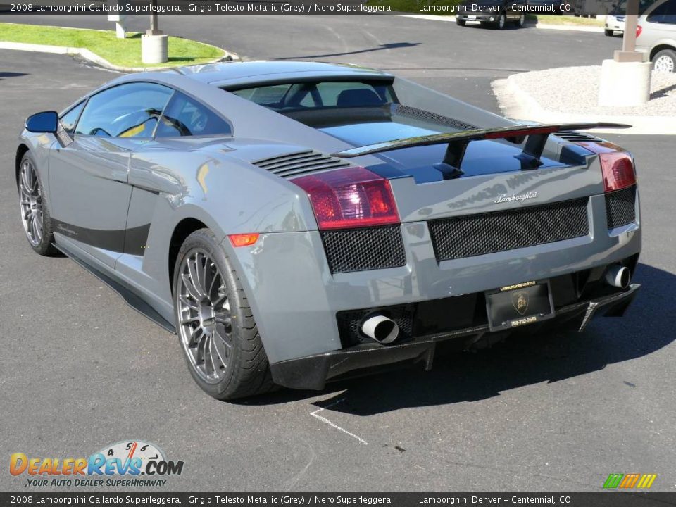 2008 Lamborghini Gallardo Superleggera Grigio Telesto Metallic (Grey) / Nero Superleggera Photo #35