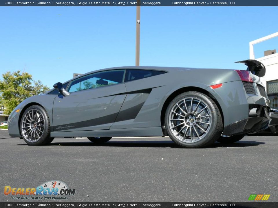 2008 Lamborghini Gallardo Superleggera Grigio Telesto Metallic (Grey) / Nero Superleggera Photo #36