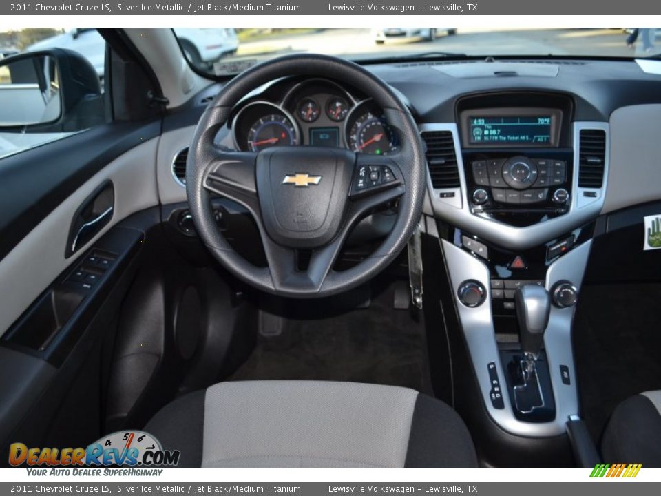 2011 Chevrolet Cruze LS Silver Ice Metallic / Jet Black/Medium Titanium Photo #15