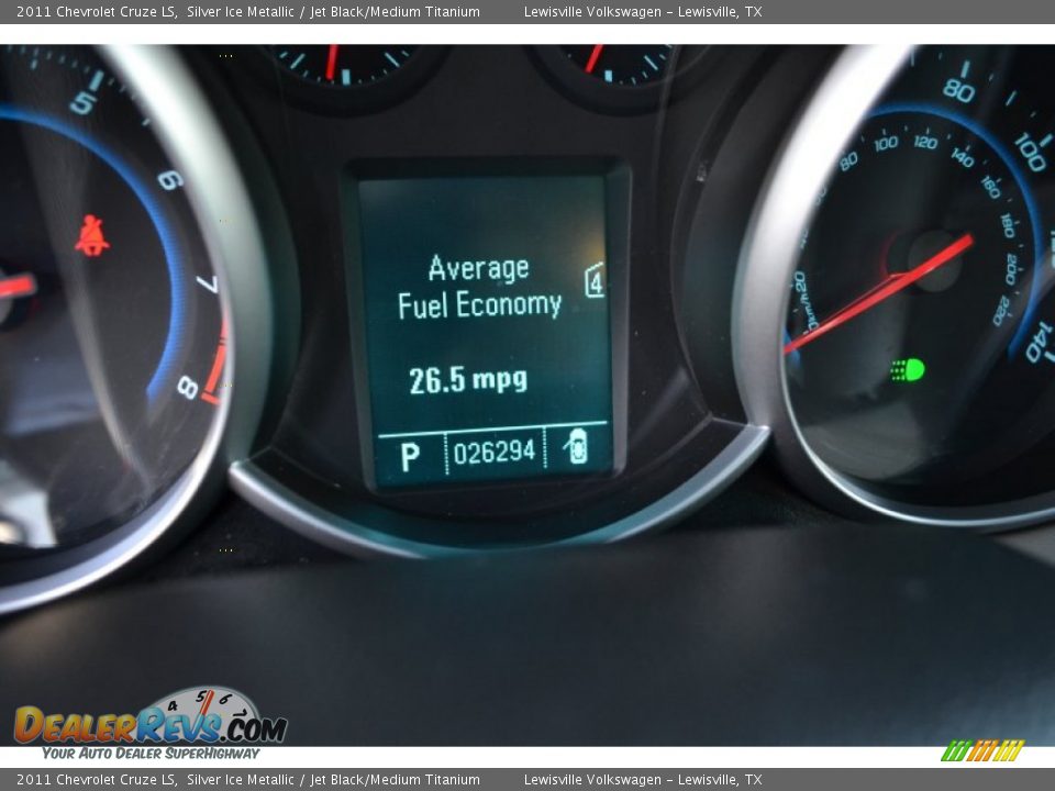 2011 Chevrolet Cruze LS Silver Ice Metallic / Jet Black/Medium Titanium Photo #22